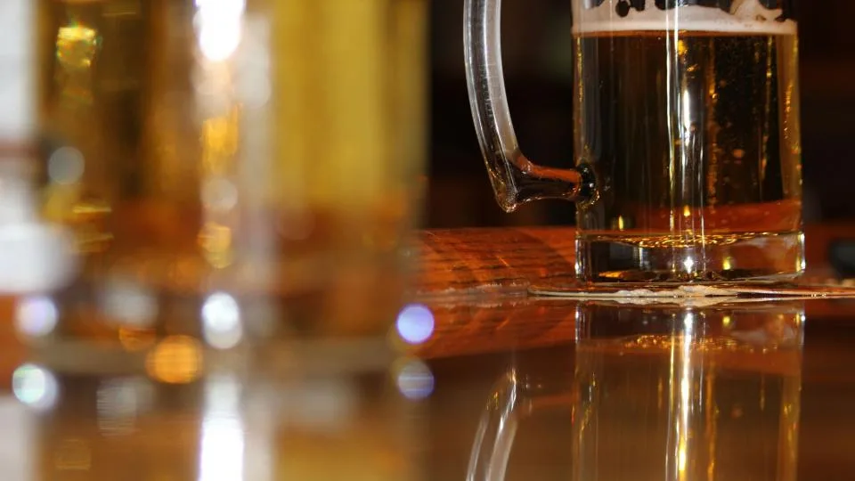 Bier in einer Kneipe
