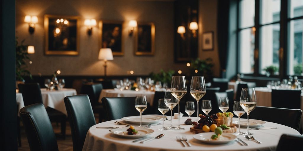 Gourmet-Restaurant in Deutschland mit eleganter Atmosphäre